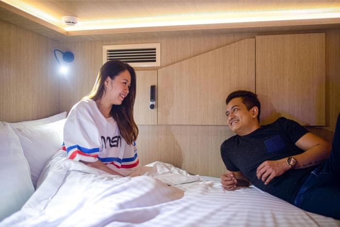 cube boutique capsule hotel kampong glam sg clean