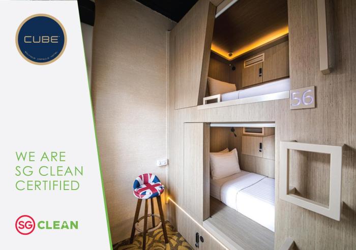 cube boutique capsule hotel kampong glam sg clean