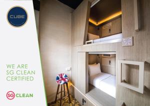 cube boutique capsule hotel kampong glam sg clean
