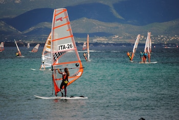 lewis bandb poetto beach