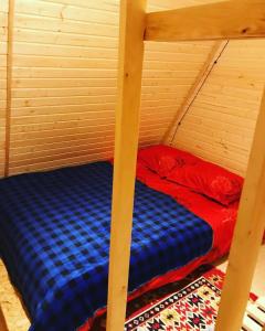 wooden huts in mestia