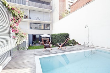 my space barcelona private pool garden