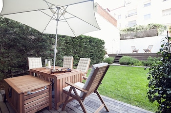 my space barcelona private pool garden