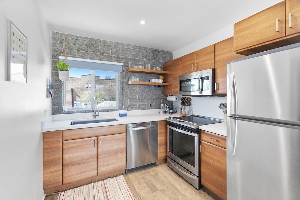 modern designer studio with pool