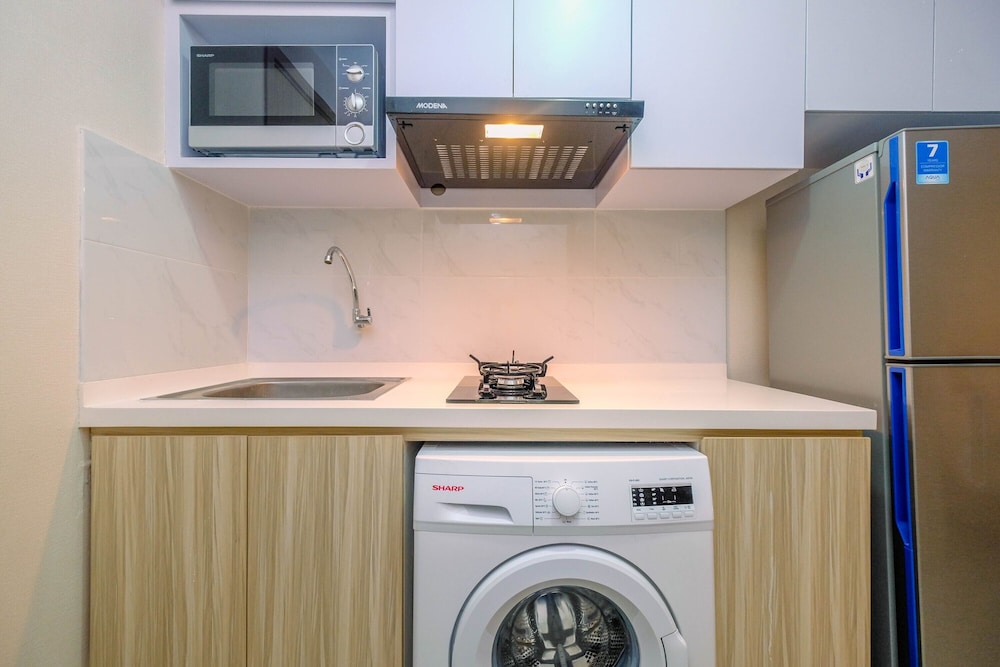 homey and warm studio apartment oasis cikarang
