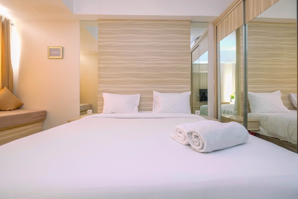 homey and warm studio apartment oasis cikarang