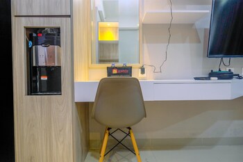 homey and warm studio apartment oasis cikarang