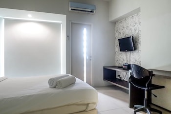 classic modern studio room apartment at the square surabaya