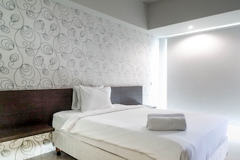 classic modern studio room apartment at the square surabaya