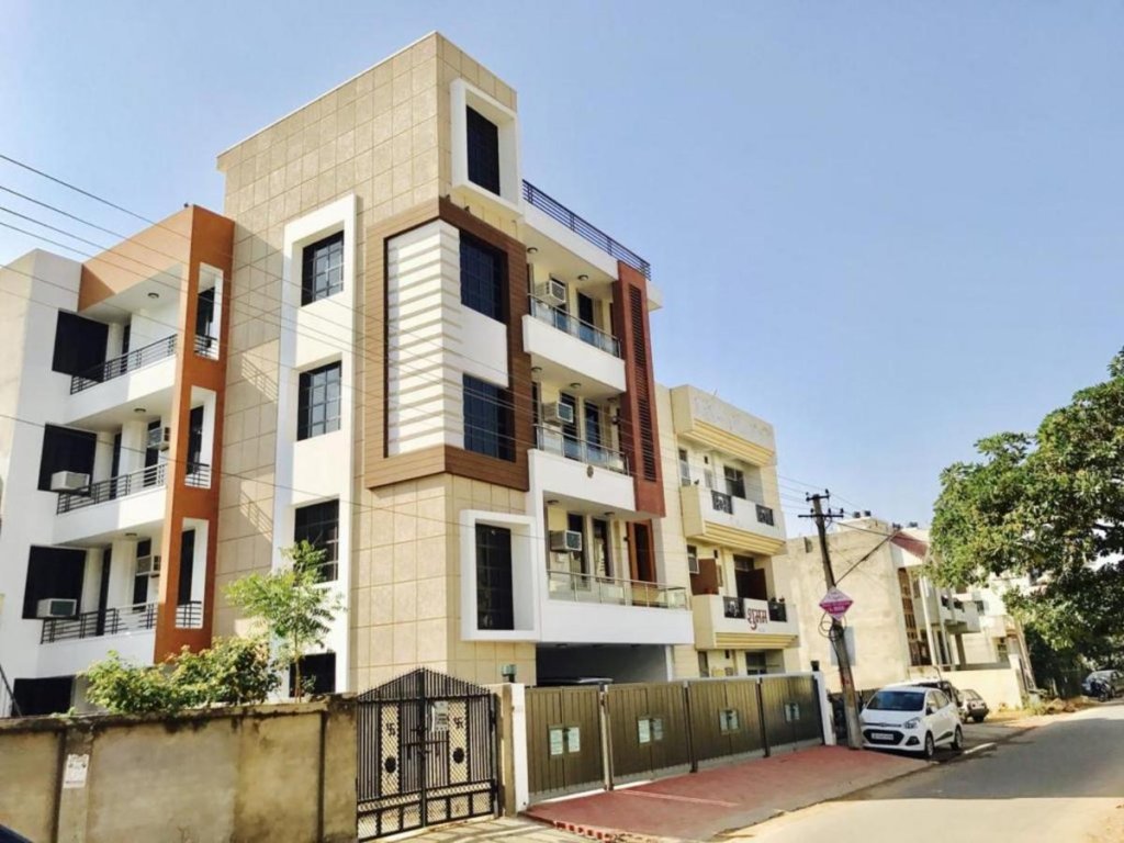 bluo 1bhk jaipur terrace garden lift parking