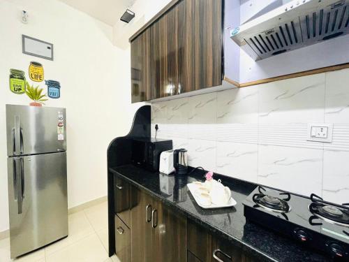 bluo 2br jaipur lift balcony parking terrace