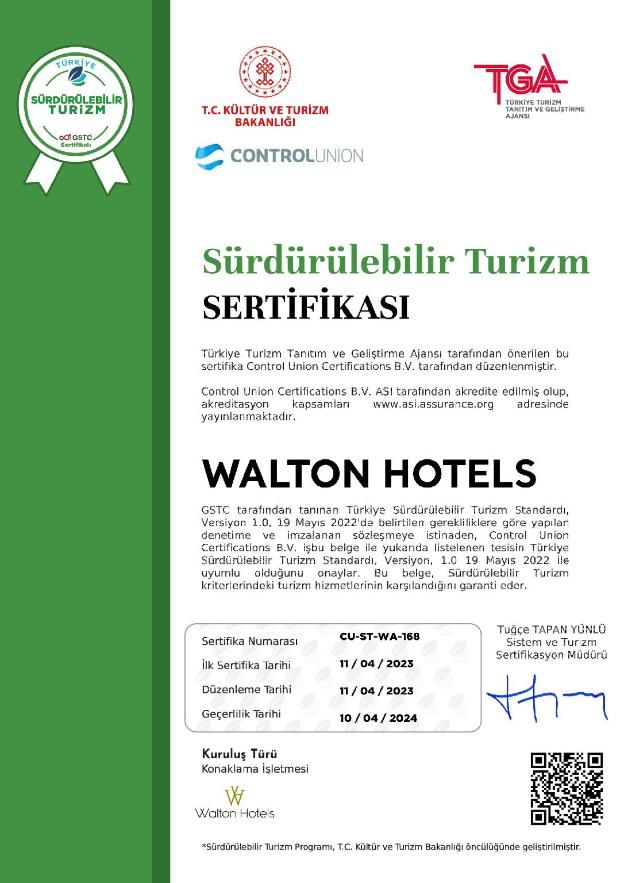 walton hotels and spa nisantasi
