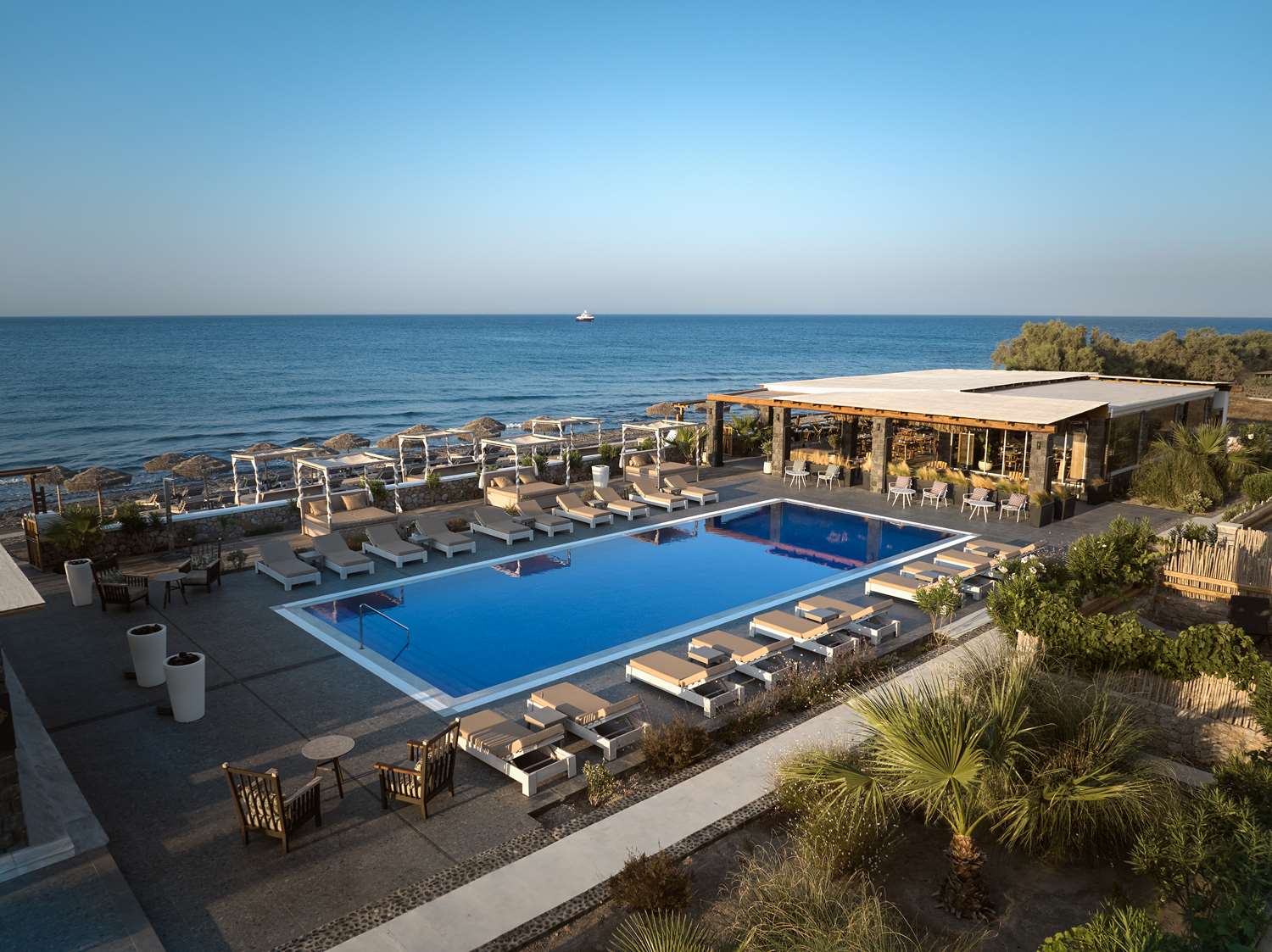 sea breeze santorini beach resort curio collection hilton