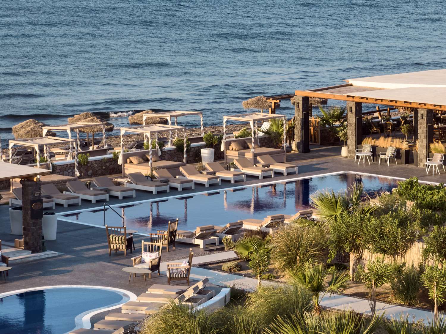 sea breeze santorini beach resort curio collection hilton