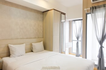 homey studio apartment at m town residence near summarecon mall serpong