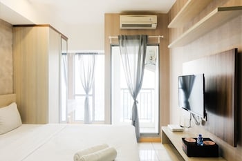 homey studio apartment at m town residence near summarecon mall serpong