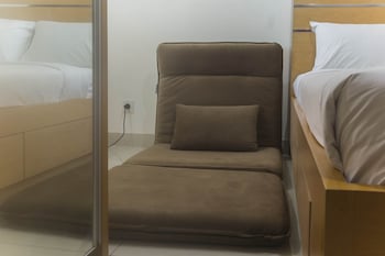 comfy and homey studio room at grand kamala lagoon apartment