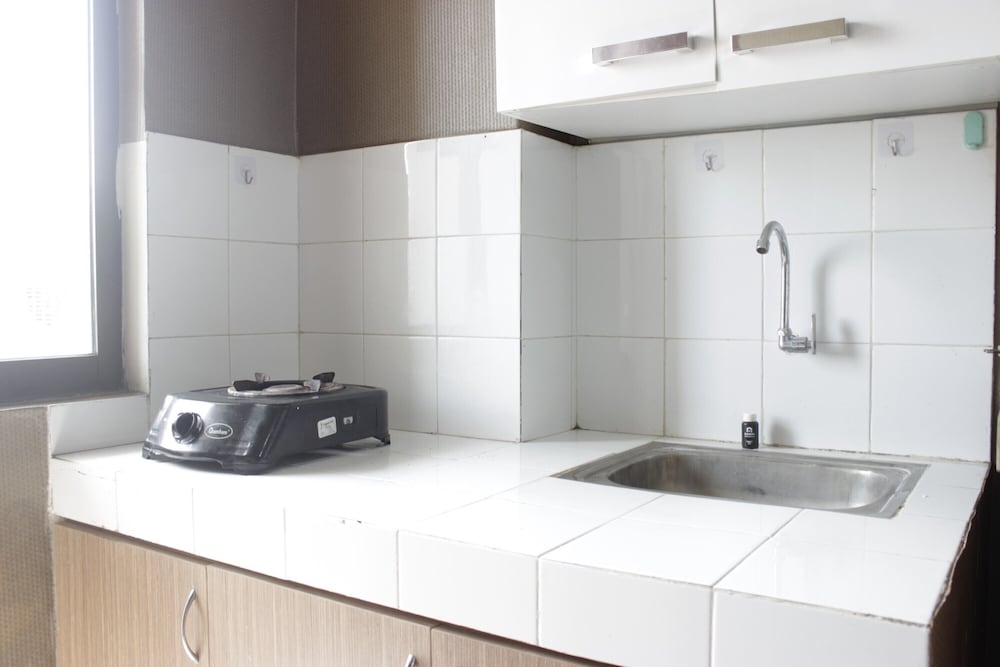 minimalist studio room at gateway ahmad yani cicadas apartment