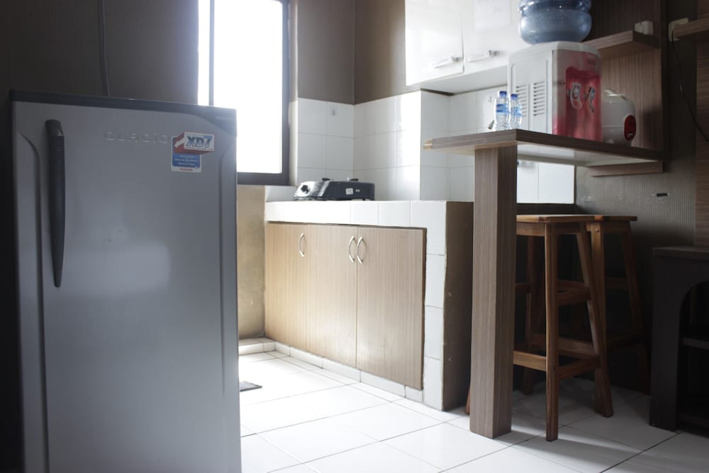 minimalist studio room at gateway ahmad yani cicadas apartment