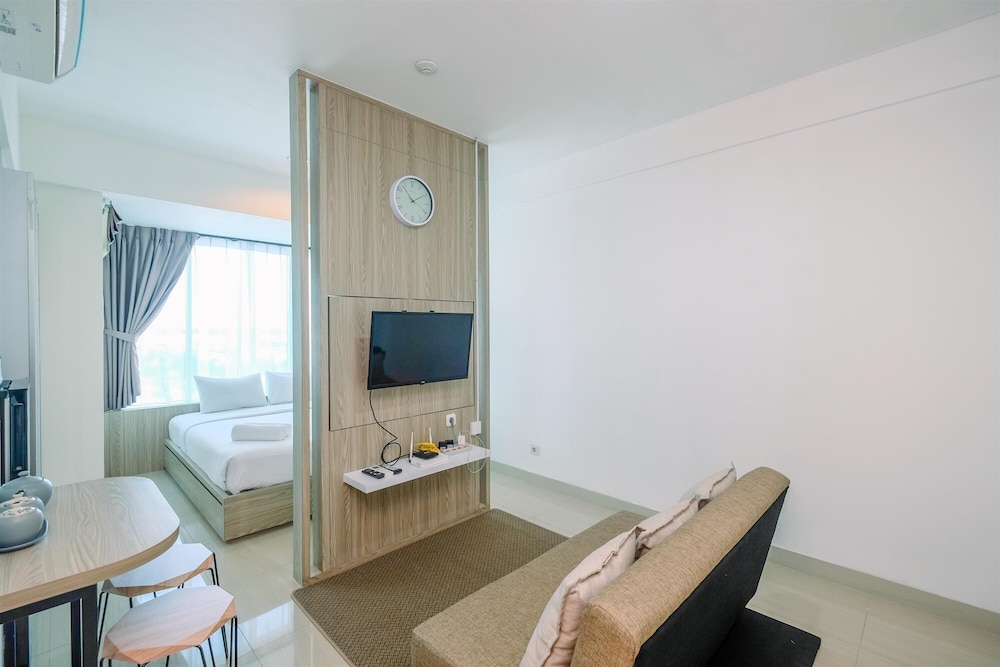 fully furnished with comfy design studio grand kamala lagoon apartment