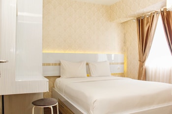 comfort living 1br at grand sentraland karawang apartment