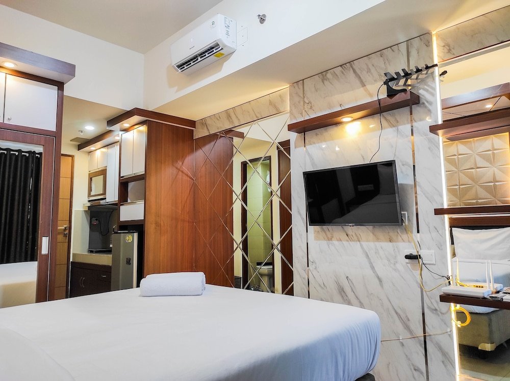 homey and comfy studio at vida view makasar apartment
