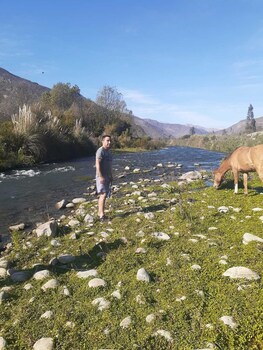 hermosas cabanas en la naturaleza del rio elqui