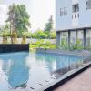 minimalist studio room at urbantown serpong apartment