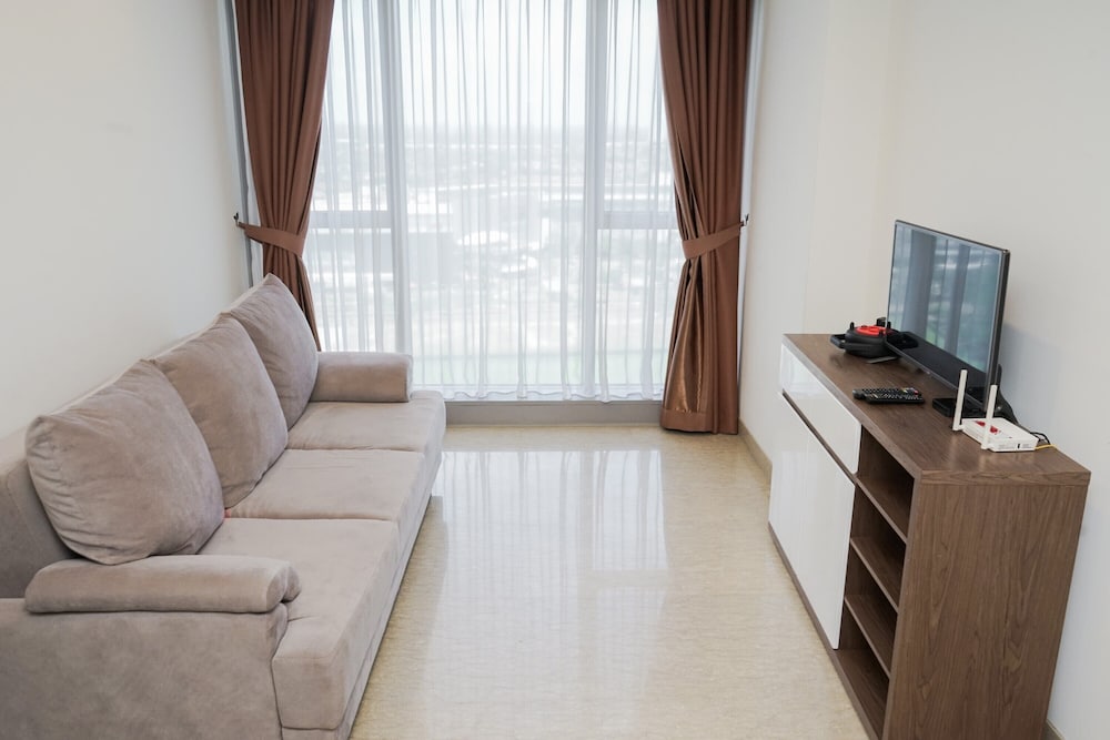 spacious 1br at branz apartment bsd near aeon mall