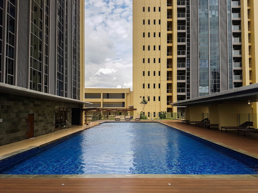 spacious 1br at branz apartment bsd near aeon mall