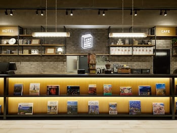 lamp light books hotel fukuoka