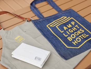 lamp light books hotel fukuoka