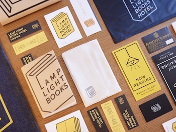 lamp light books hotel fukuoka