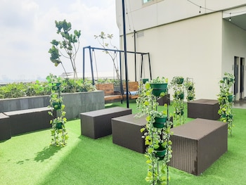 cozy stay studio apartment at b residence near aeon mall