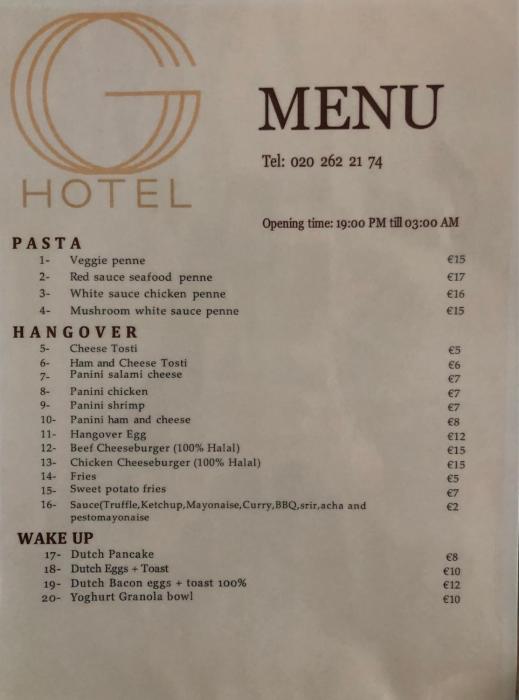 g experience hotel