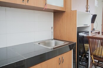 comfortable and minimalist studio at tuscany residences apartment
