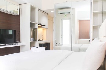 minimalist and comfort living studio apartment springlake summarecon bekasi