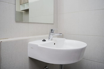 modern and homey studio at bintaro icon apartment