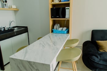 elegant and comfy 2br transpark bintaro apartment