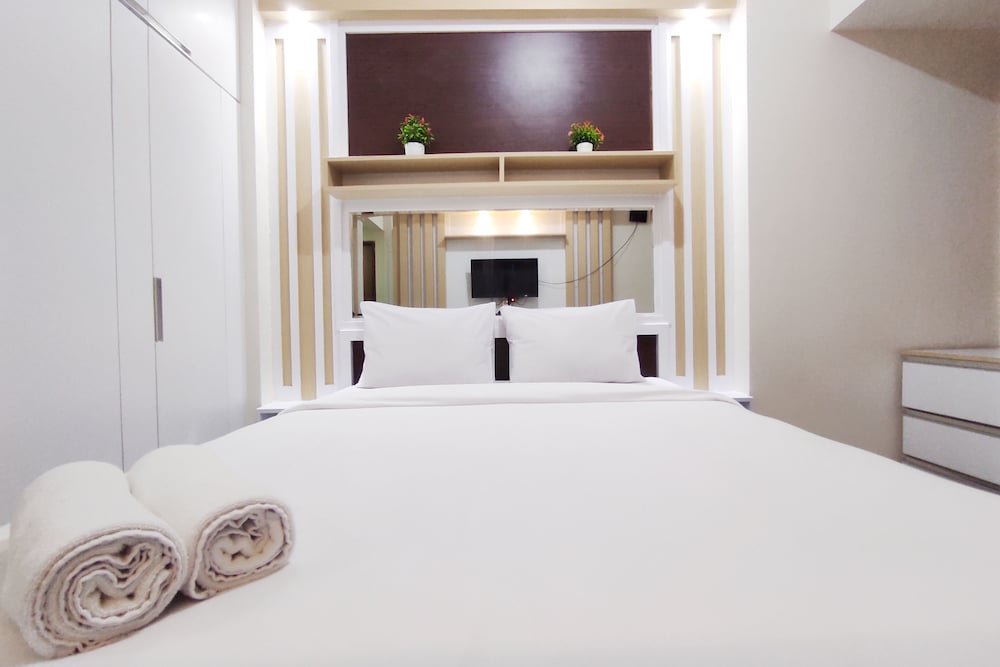tranquil studio apartment at vida view makassar
