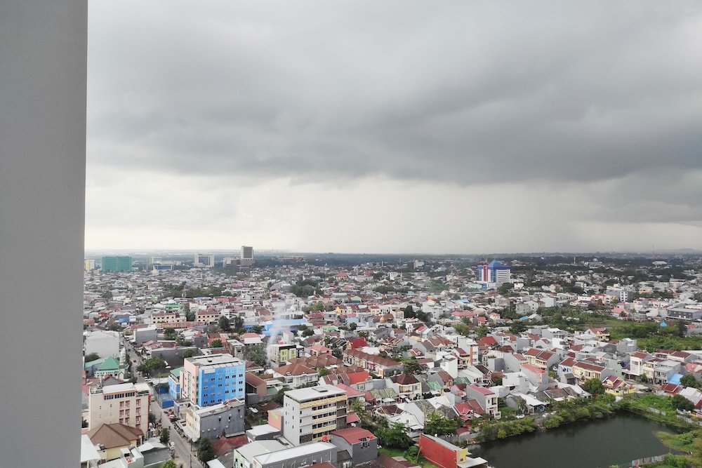 tranquil studio apartment at vida view makassar