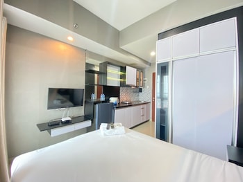 minimalist and affordable studio apartment at taman melati jatinangor
