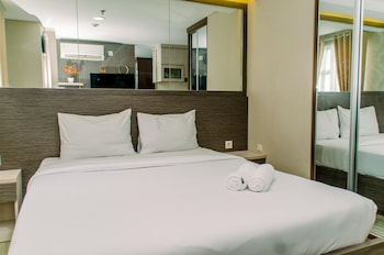 minimalist and comfy studio at bintaro icon apartment