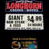 Longhorn Casino & Hotel,,3 star