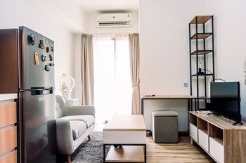 elegant 2br apartment at m town residence near summarecon mall