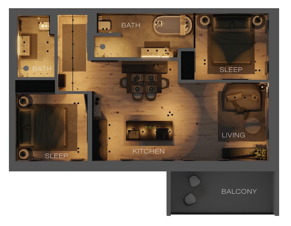 black eagle luxury appartement lodge