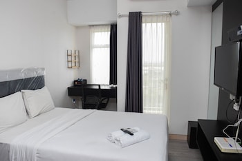 minimalist studio at springlake summarecon bekasi apartment