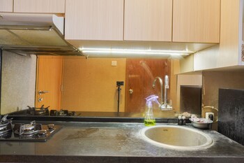 warm and cozy studio at cinere bellevue suites apartment