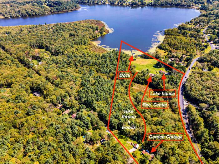 lake garden cottage 22 acres boats hot tub