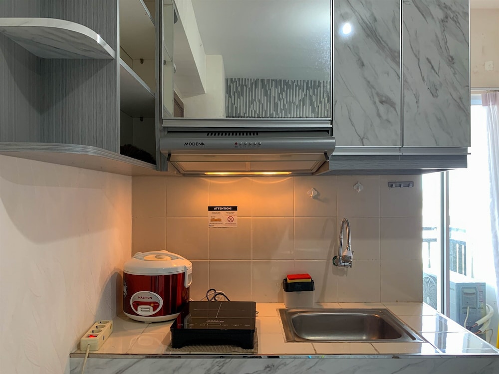 homey and comfortable 1br at cinere resort apartment